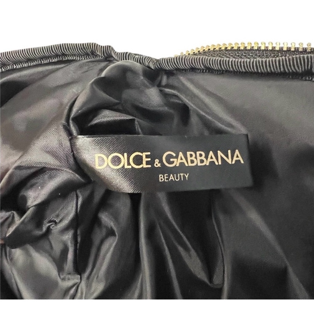 Dolce & Gabbana Black Velvet Pouch by Dolce & Gabbana Beauty Brand New - Picture 3 of 4